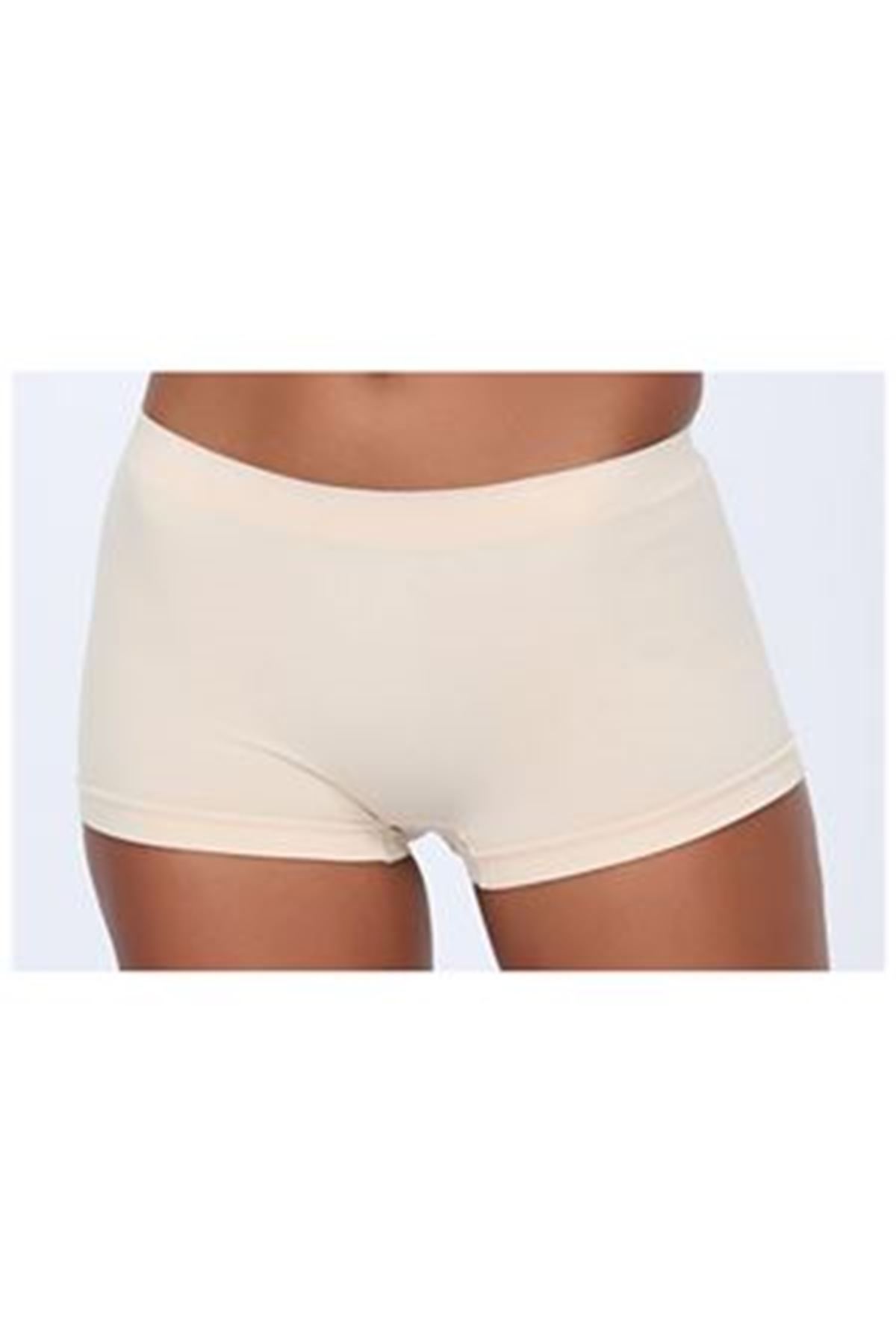 Ten Dikişsiz Kadın Boxer Korse - 700 - Beden L