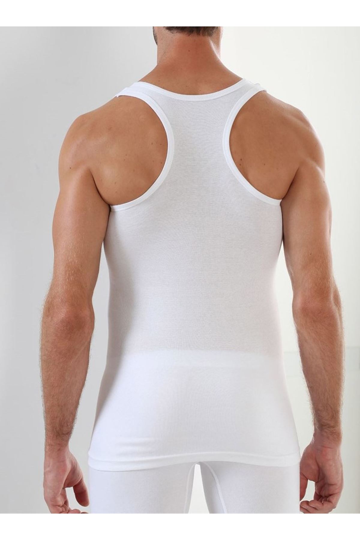 Beyaz Sporcu Erkek Atlet Ribana-SİSMEN04 - Beden M