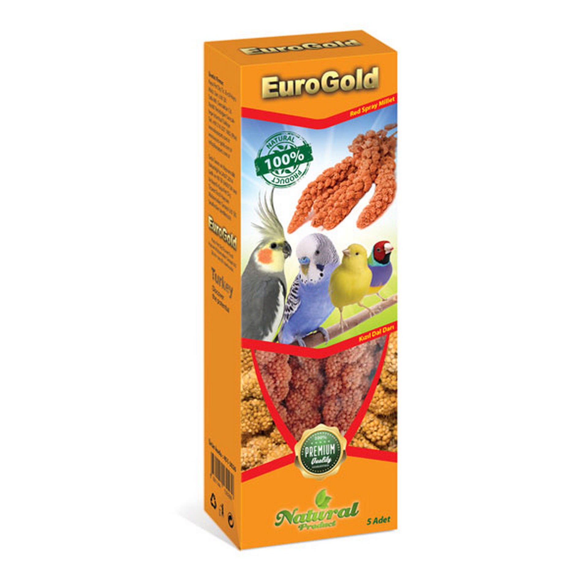 EUROGOLD KIZIL DAL DARI 5 LI X 2 ADET