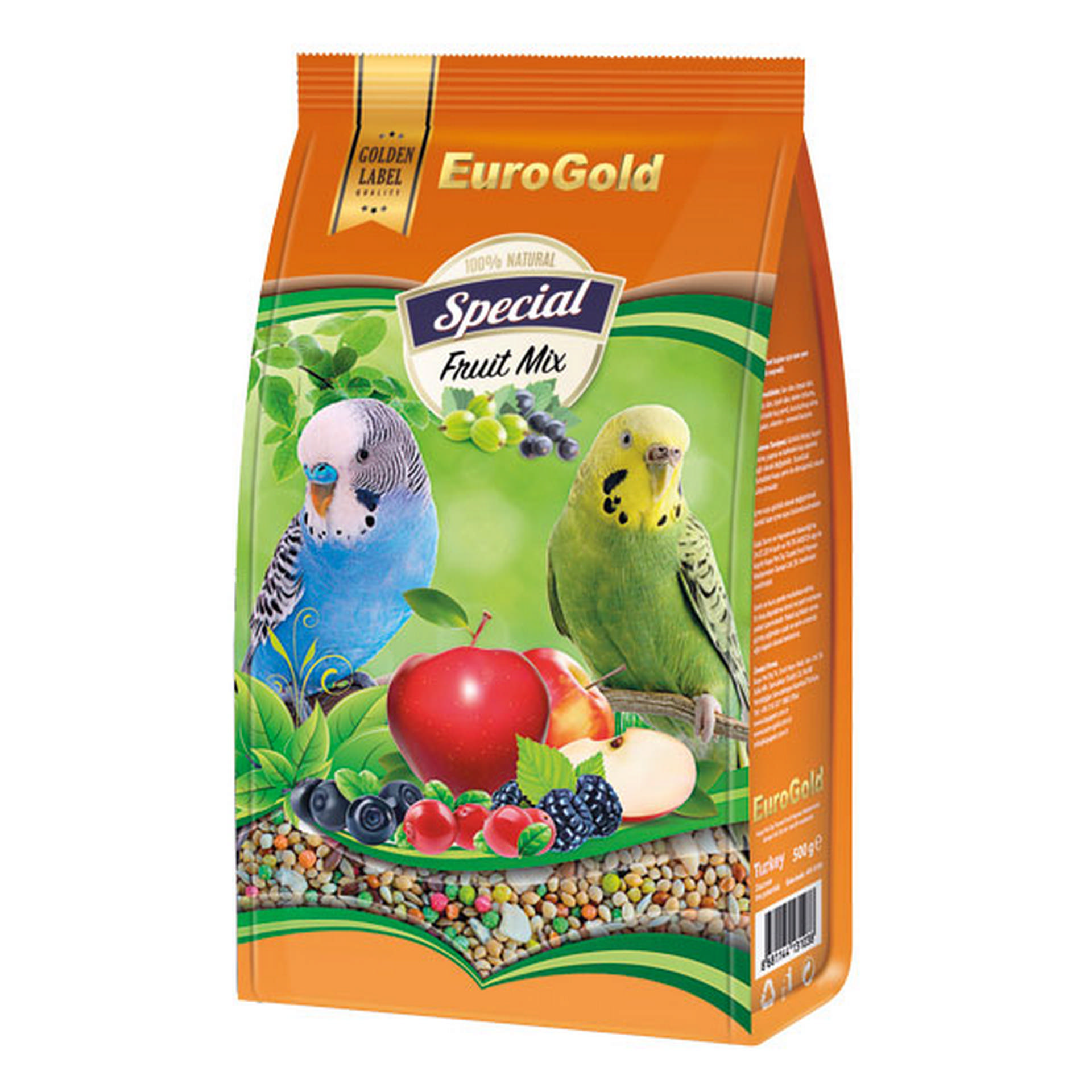 EUROGOLD SPECIAL MEYVELI MUHABBET KUŞU YEMI 500GR X 2 ADET