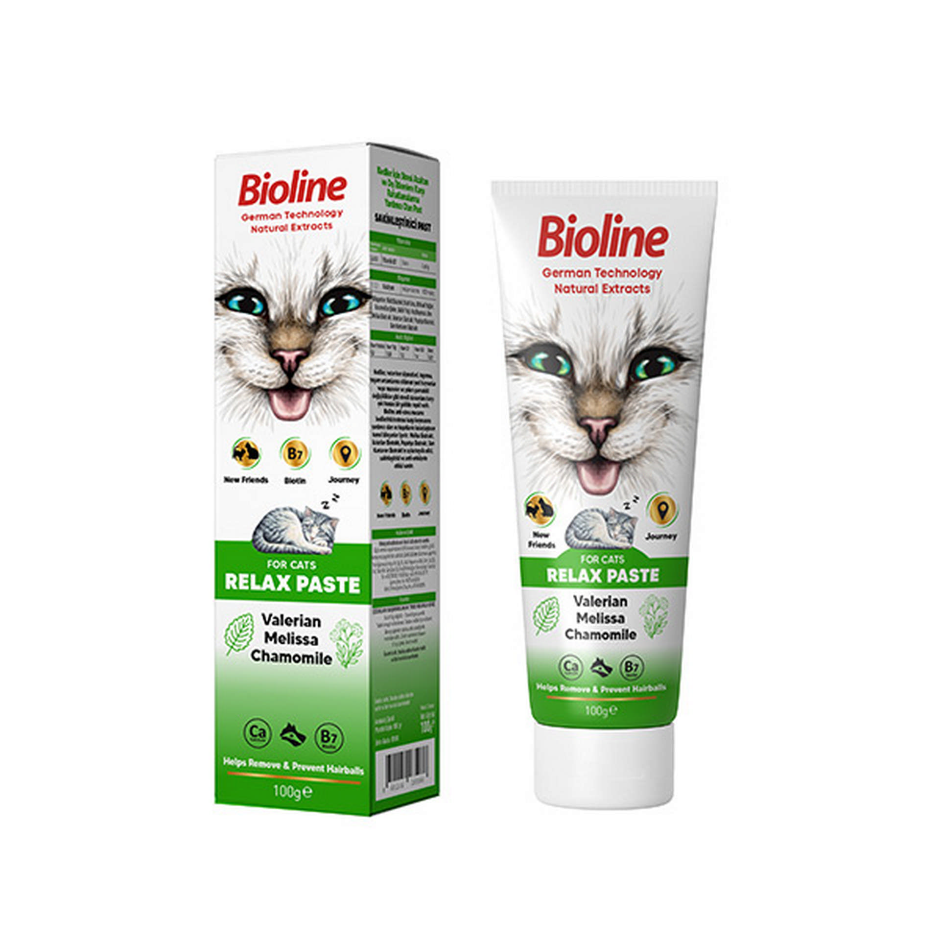 BIOLINE RELAX PASTE CAT 100 GR X 2 ADET