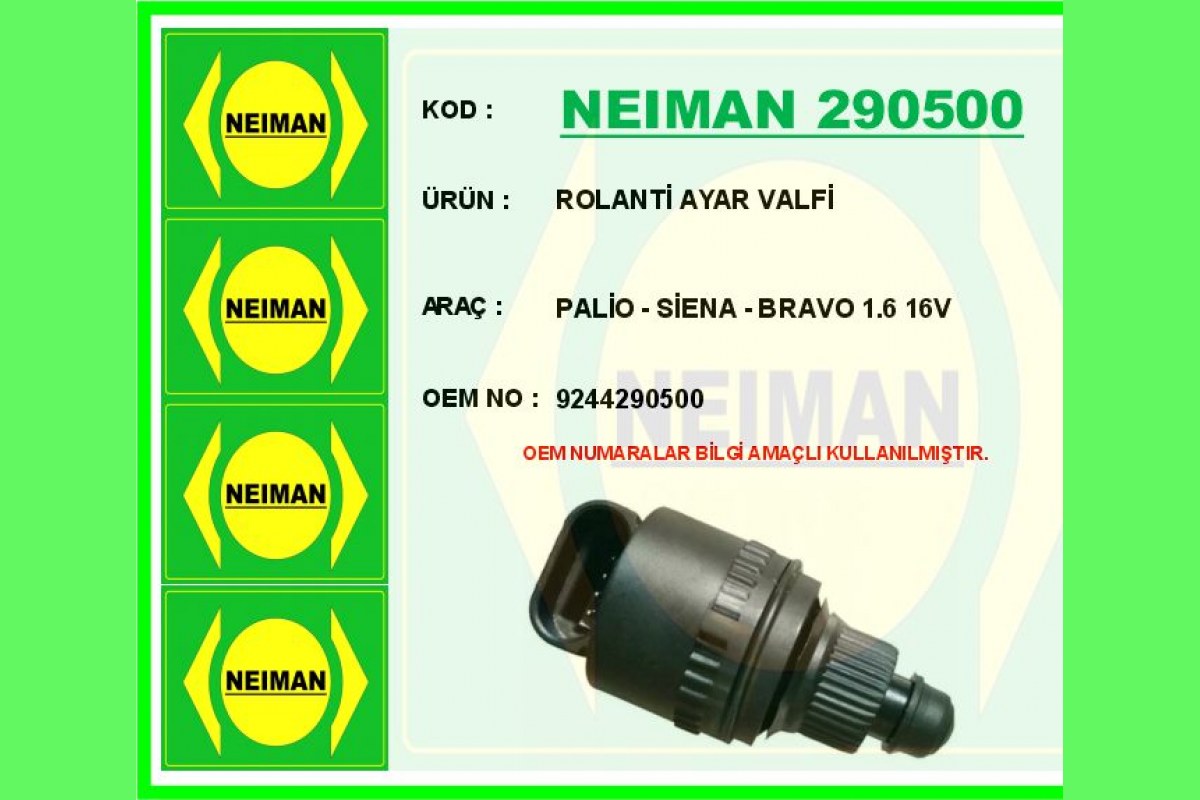 ROLANTİ AYAR VALFİ PALİO - SİENA - BRAVO 1.6 16V