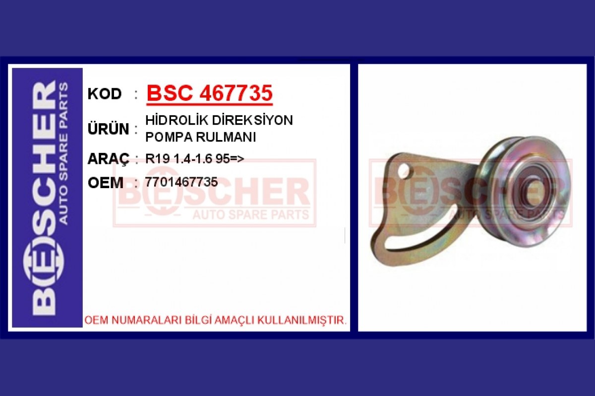 HİDROLİK DİREKSİYON POMPA RULMANI R19 1.4-1.6 95 >