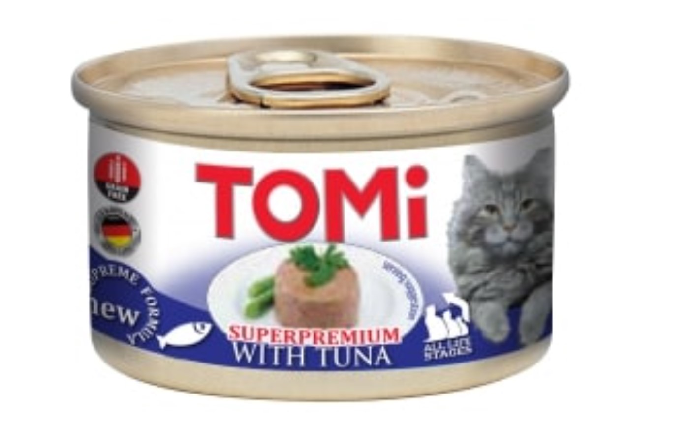 Tomi Kedi Ton Balıklı Yaş Mama 85g