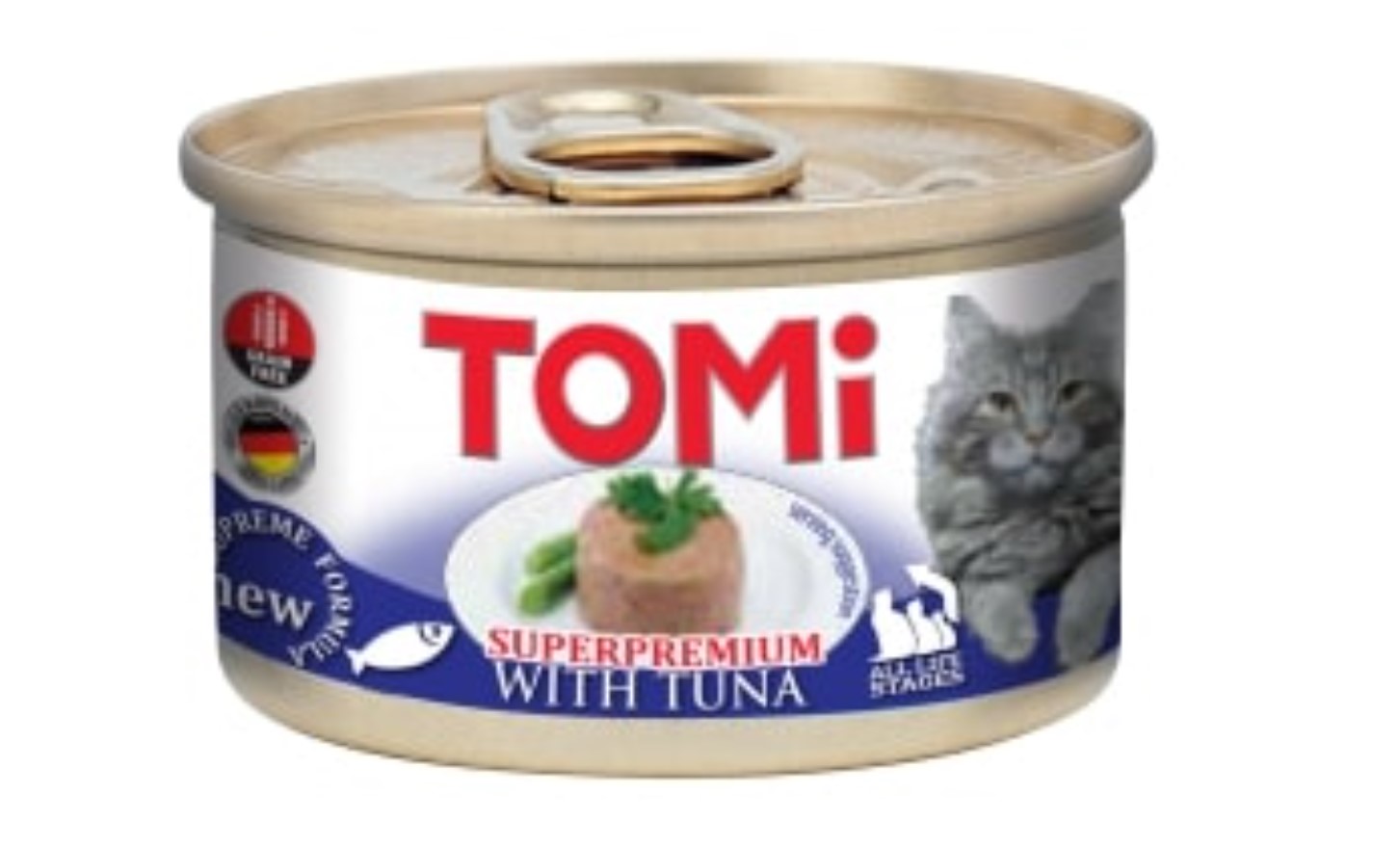 TOMI KEDI TON BALIKLI YAŞ MAMA 85 GR X 6 ADET
