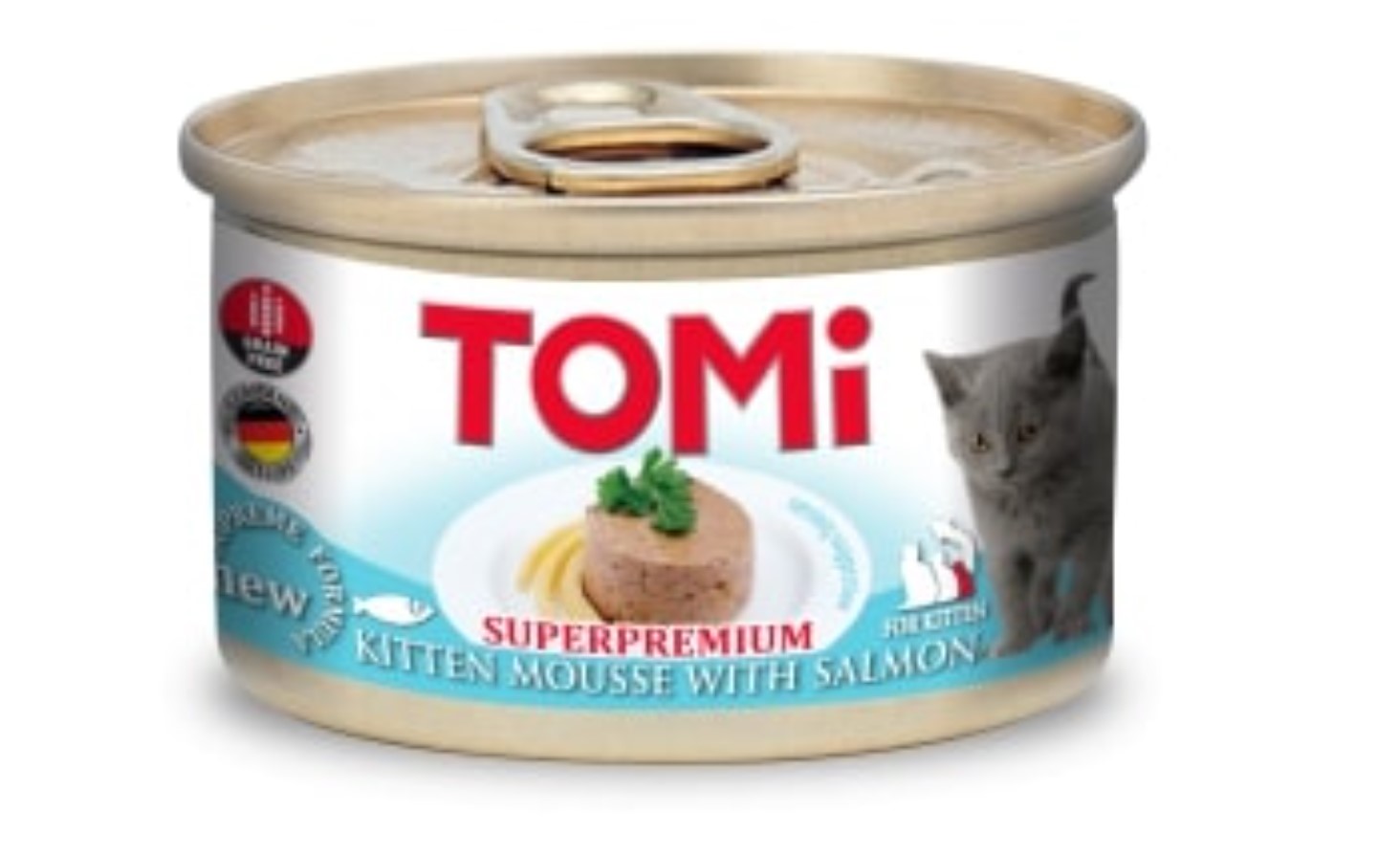 TOMI YAVRU KEDI SOMONLU YAŞ MAMA 85 GR X 6 ADET